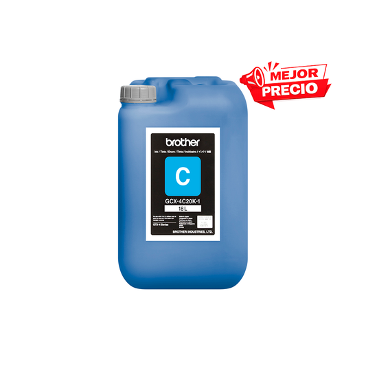 Tinta Cyan 1.8 L GTX Brother